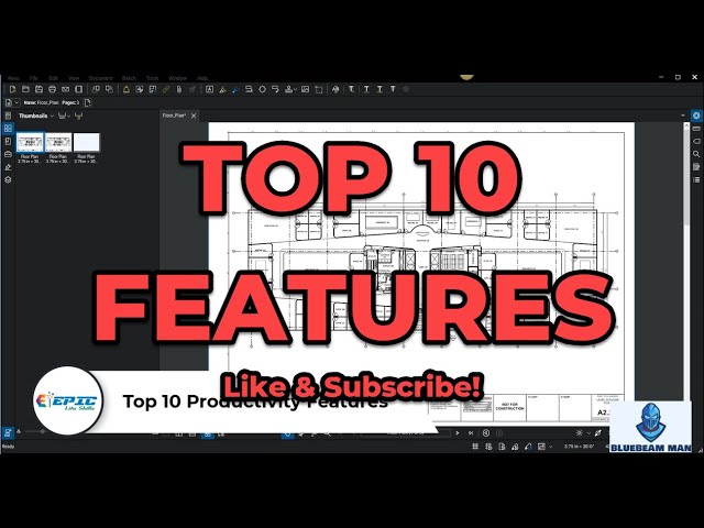 Bluebeam - Top 10 Productivity Features