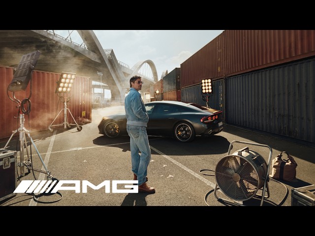 Action, please! Brad Pitt and the all-new Mercedes-AMG GT 4-Door Coupé