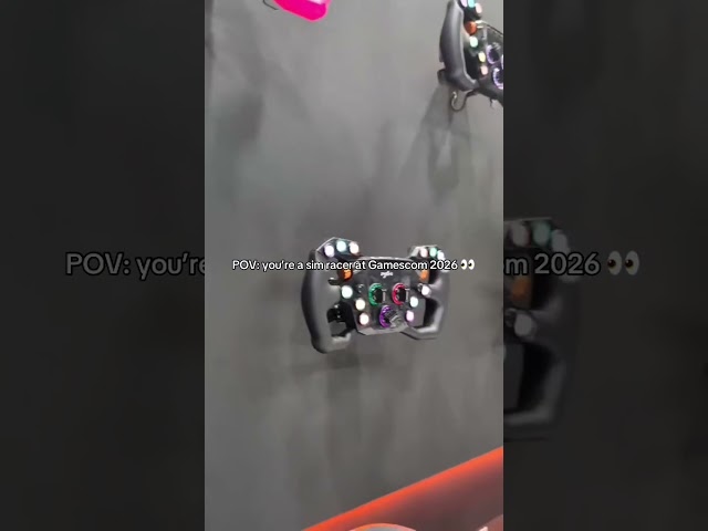 POV: You’re a Sim Racer at Gamescom 2026 👀
