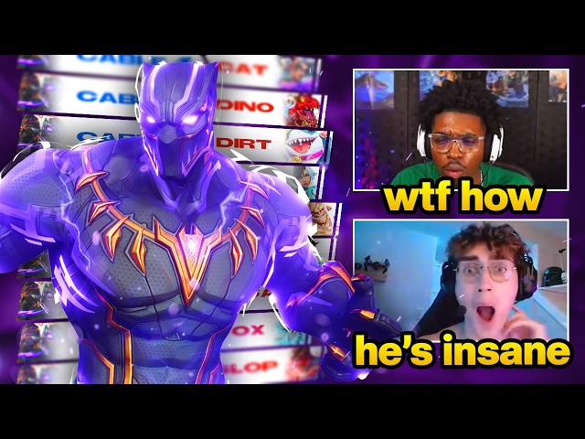 Streamers React to the MOST MECHANICAL Black Panther in Marvel Rivals Season 8.5