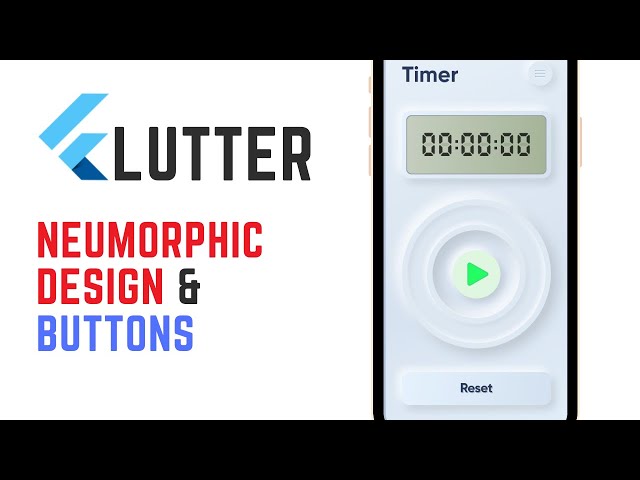 Flutter Neumorphic Timer: Design and Buttons