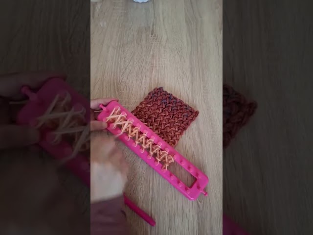 Knitting loom for beginners step by step #knitting #scarf  #hat #crochet #knitting_loom_eljammari