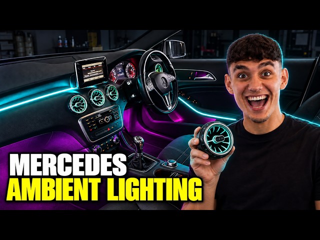 How to Install Ambient Lighting on Mercedes A-Class W176 | OEM+