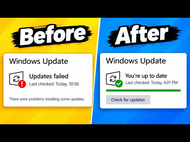 How to Fix Any Windows Update Errors in Windows 11/10 (2026 Updated Method)