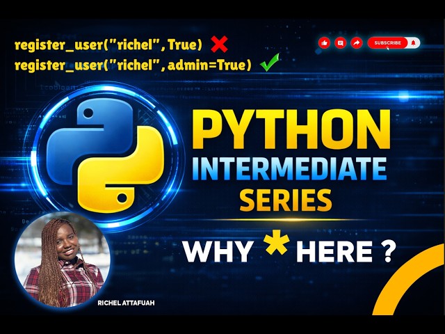 Python * in Function Parameters  Easy Tutorial for Beginners | Richel Attafuah