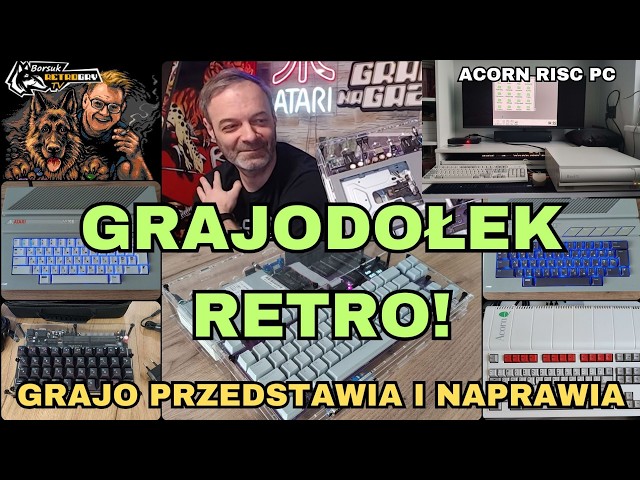 Borsuk Retro Gry TV: GRAJODOŁEK RETRO #9 - ACORN RISC PC (prezentacja komputera plus gry)