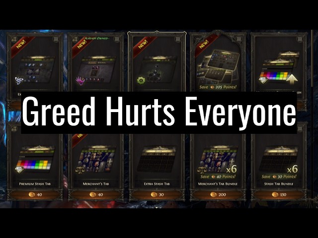 Discussing Some of PoE2's Horrible Microtransactions
