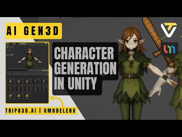 Tripo 3D and UModeler X: Getting Started Making 3D Characters in Unity