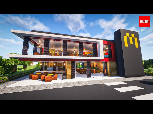 How to build a mcdonalds in minecraft