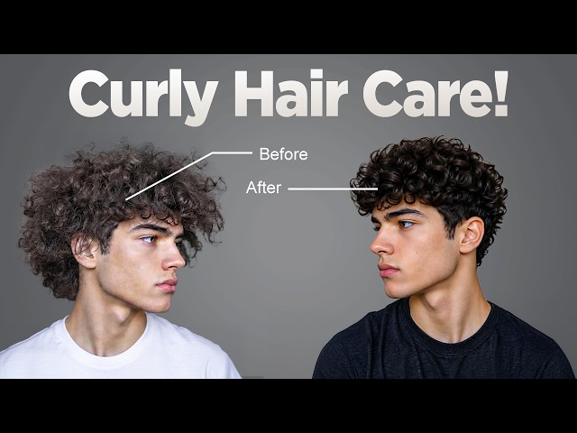 most SIMPLER CURLY hair care ROUTINE for men in 2026!