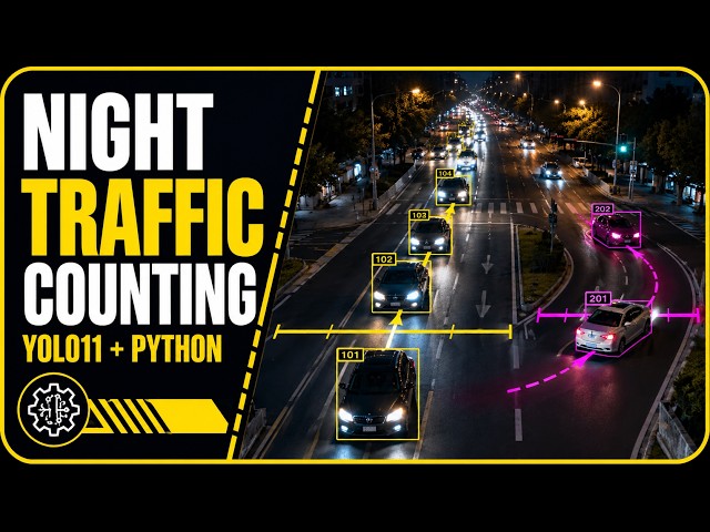 How to Count Vehicles at Night in Real Time with Python