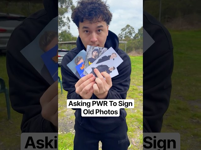 They did NOT want to sign these 😭