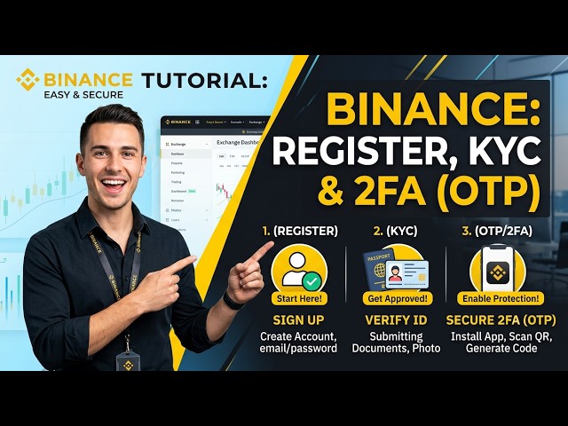 Binance Sign Up Tutorial 2026 | Create Your Account and Get Started