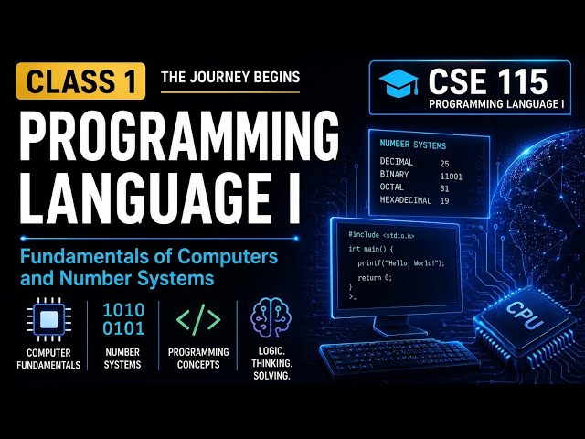 Computer Science Fundamentals | Number System Explained | Lecture 1