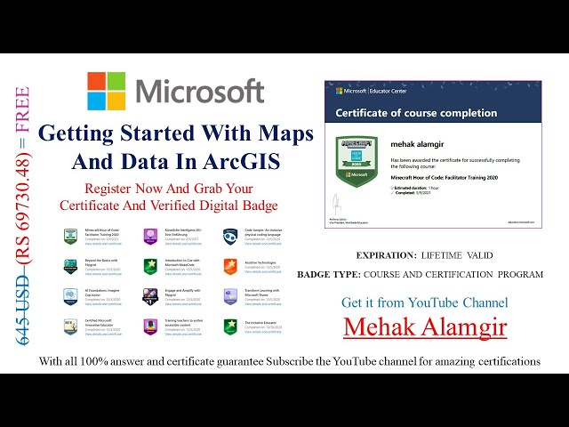 Microsoft Free Certificate | Microsoft Educator Center Free Online Courses