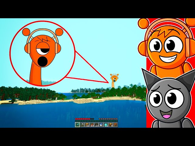 Reacting to NEW Sprunki Oren Phase 8 FOUND in Minecraft!