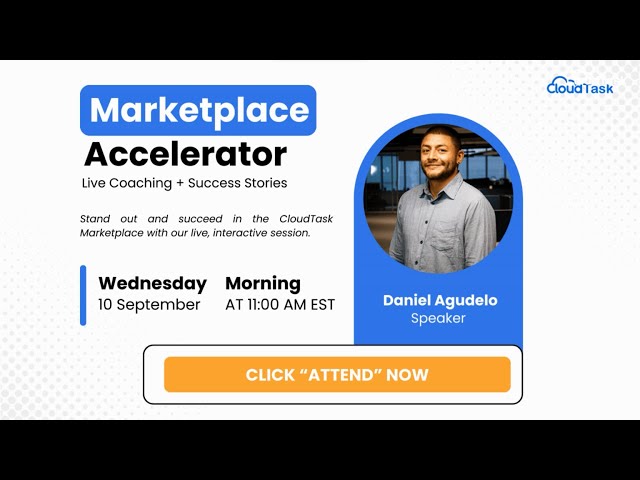CloudTask: Marketplace SkillBridge (Live Coaching + Success Stories) - September 10/2025