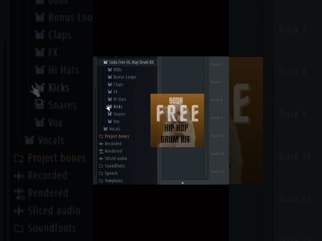 Soda Free Hip Hop Drum Kit🔥 #shorts #feedshorts #flstudio