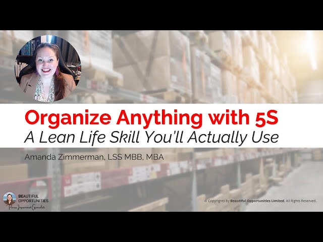 What is 5S? The Simple Lean Tool That Organizes Everything