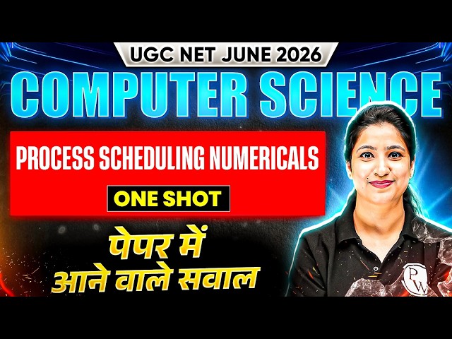 UGC NET Computer Science | UGC NET Computer Science One shot of  "Process scheduling Numerical"