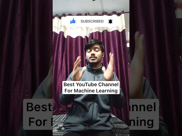 Best YouTube Channel For Machine Learning | Free Resources of ML/AI | Be Harshu #shorts