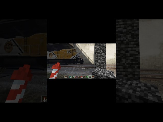 GTA TRAIN VS BEDROCK WHO WILL WIN? #gta #minecraft #shorts #shortvideo