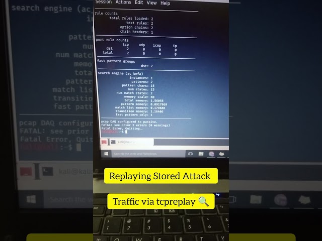 Day 40: Automated NIDS Rule Testing with tcpreplay & Snort IDS! 🛡️ #cybersecurity #shorts