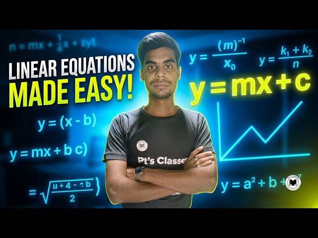 @ptsclasses   Lecture 1 | Master Linear Equations in 10 Mins!  ( Class 9/10 )