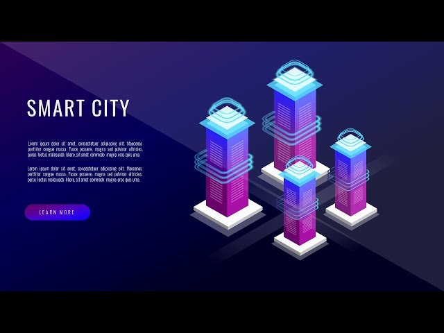 How To Design Smart City Isometric Illustration Presentation in PowerPoint for Business Conference