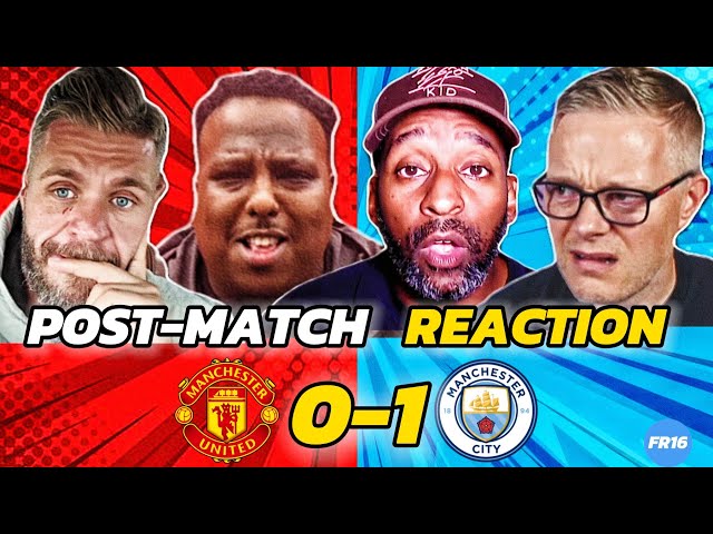 MAN UNITED FANS LOSE IT 🤬 POST-MATCH REACTION TO MAN UNITED 0-1 MAN CITY