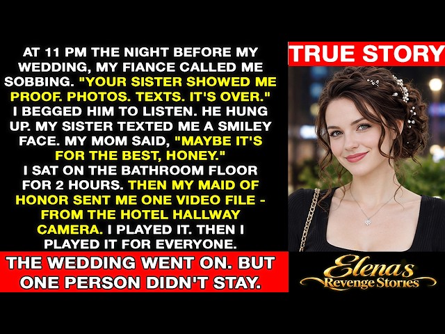 My Sister Accused Me of Cheating the Night Before My Wedding—She Didn't Know About the Secur...