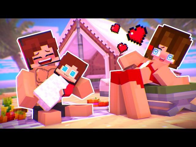 MAIZEN : JJ FAMILY on LOVE ISLAND in ocean?! - Minecraft Animation JJ& Mikey