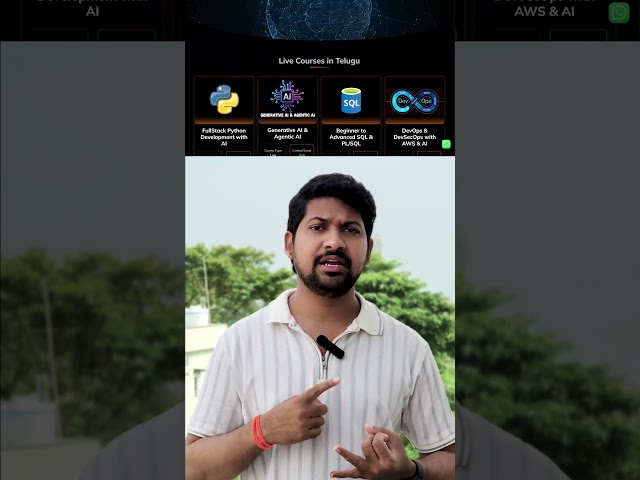 Full Stack Python with AI in Telugu by PythonLife