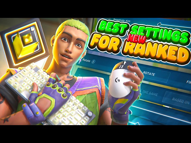 *NEW* The BEST SETTINGS For Ranked on PC VALORANT! (Full Guide)