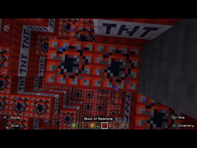 TNT exploding Minecraft