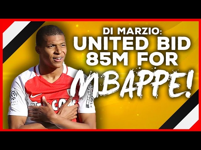 MAN UNITED BID 85M FOR KYLIAN MBAPPE! | TRANSFER NEWS