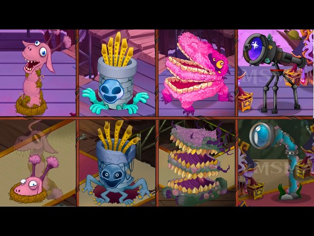 ALL Monsters Paironormal Carnival Major vs Minor Fanmade (UP DATE) | My Singing Monsters