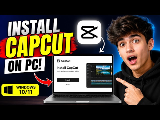 How to Install CapCut in Laptop (Windows 10/11) | Download CapCut for PC 2026