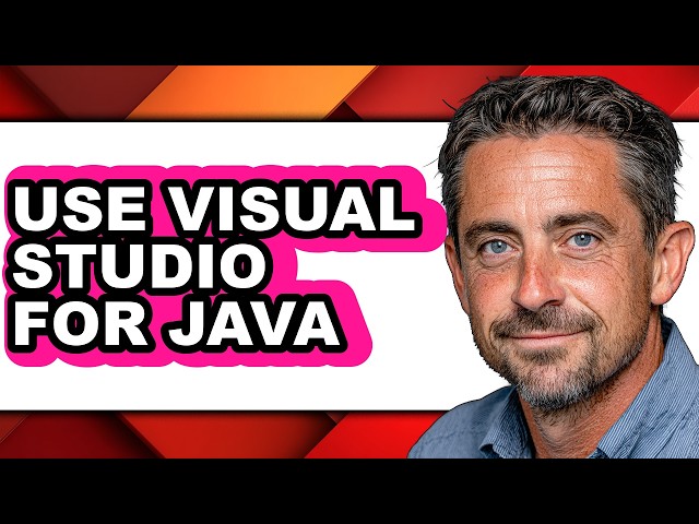 How to Use Visual Studio for Java (only Way)