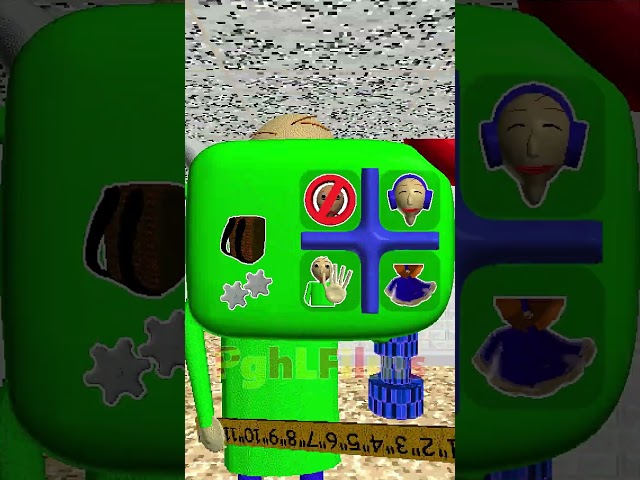 Baldi, but you see  FIVE!!, but Baldi is voiced by mystman12 #baldisbasics #shorts