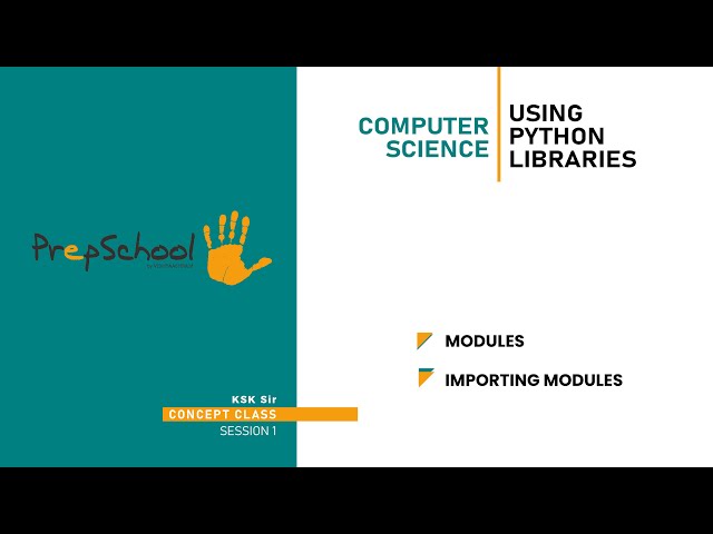 DAY 11 | COMPUTER SCIENCE | CBSE XII | USING PYTHON LIBRARIES | L1