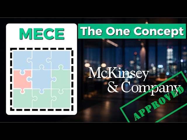 MECE Explained: The McKinsey Concept That Makes You Think Sharper