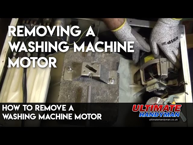 How to remove a Washing machine motor  |  washing machine repair