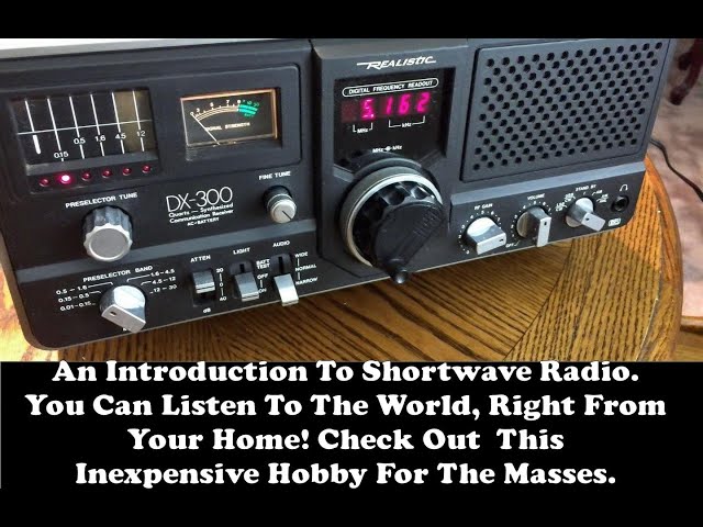 An Introduction To Shortwave Radio. A neat hobby you can get into cheap!
