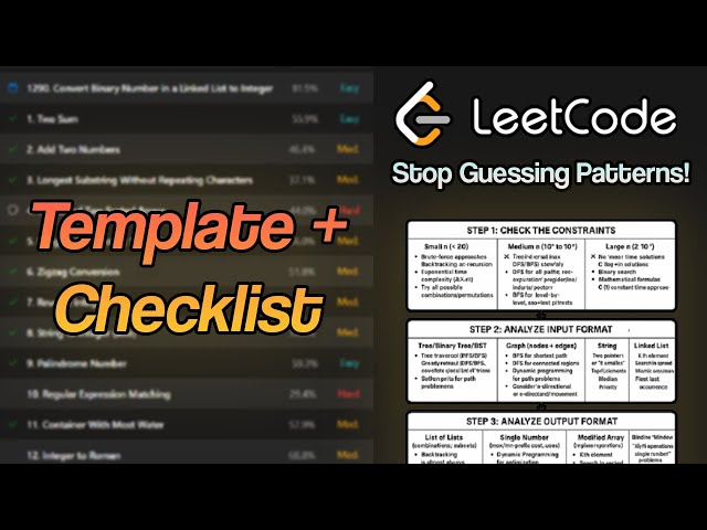 How to Instantly Recognize Leetcode Patterns (500 problems later)