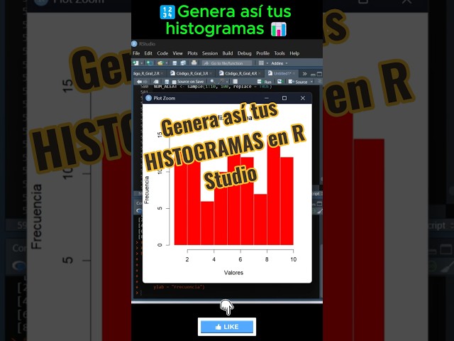 Genera HISTOGRAMAS en R Studio en SEGUNDOS 📊🔥