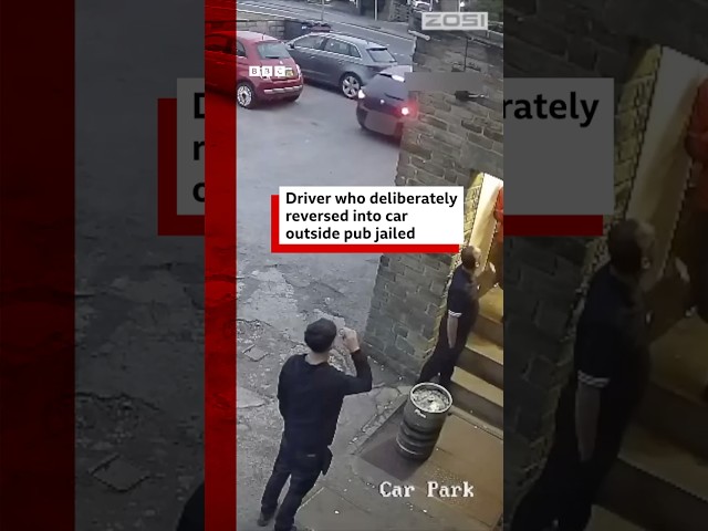 Driver who deliberately reversed into car outside pub jailed. #Bradford #BBCNews