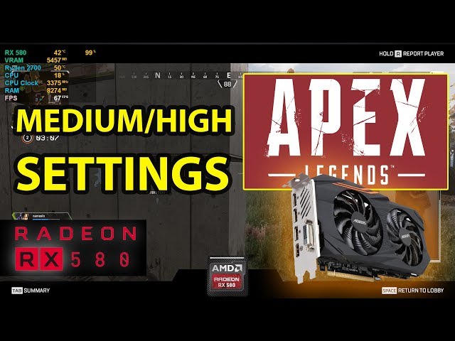 RX 580 | APEX LEGENDS MEDIUM/HIGH SETTINGS 1080p