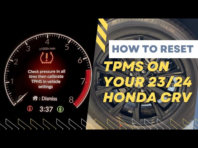 Quick and Easy TPMS Light Reset for Your 2023-2025 Honda CR-V (ON EVERY TRIM)