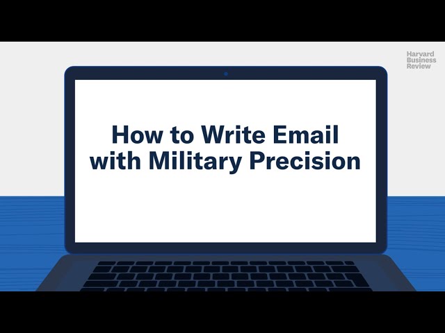 How to Write Email with Military Precision